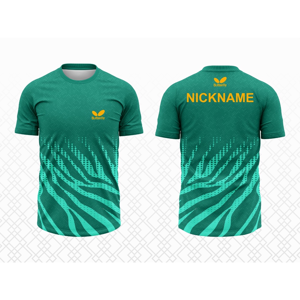 BUTT BAJU PINGPONG PREMIUM BAJU TENIS MEJA KAOS PINGPONG JERSEY TENIS MEJA PRINT