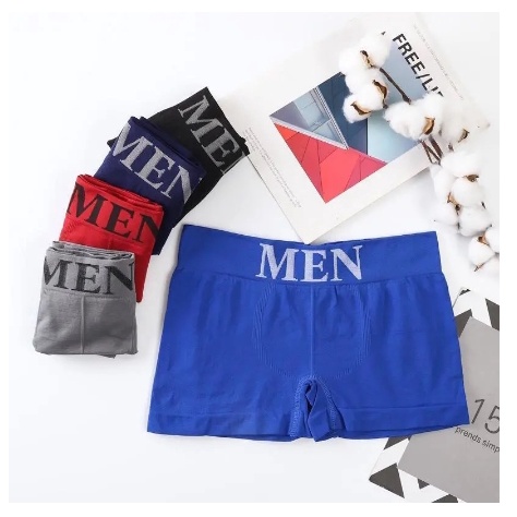 CELANA BOXER PRIA KOLOR PENDEK POLOS COWOK UNDERWEAR CAWAT MAN DALEMAN SEMPAK IMPORT MURAH | FADHILAH SHOP BJB