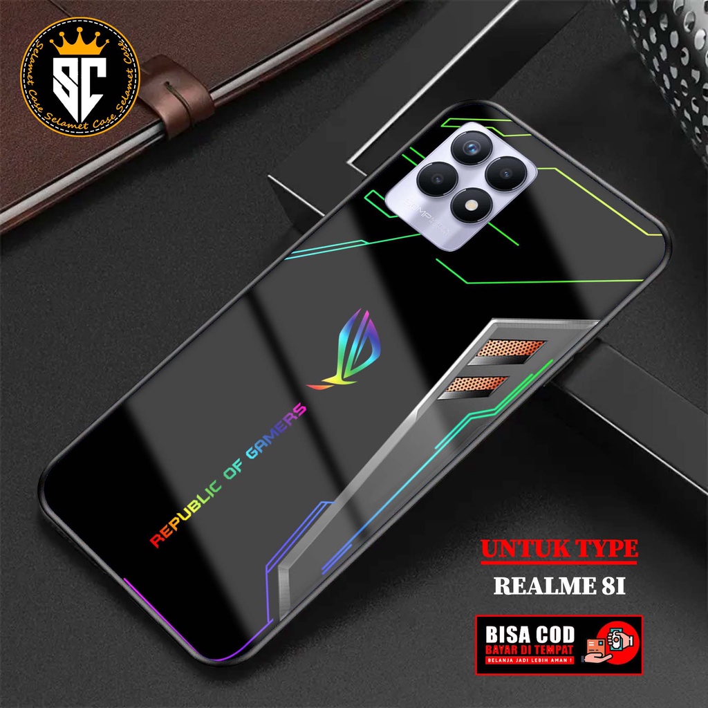 Case Realme 8i Casing Realme 8i Selamet Case [ROG] Case Glossy Case Aesthetic Custom Case Anime Peli