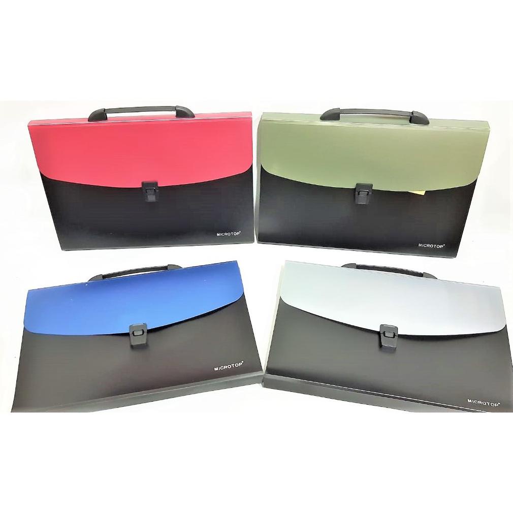 

MAP EXPANDING HARMONIKA 12 SEKAT PLASTIK FOLIO MT-625 MICROTOP GAGANG KUNCI TAS .