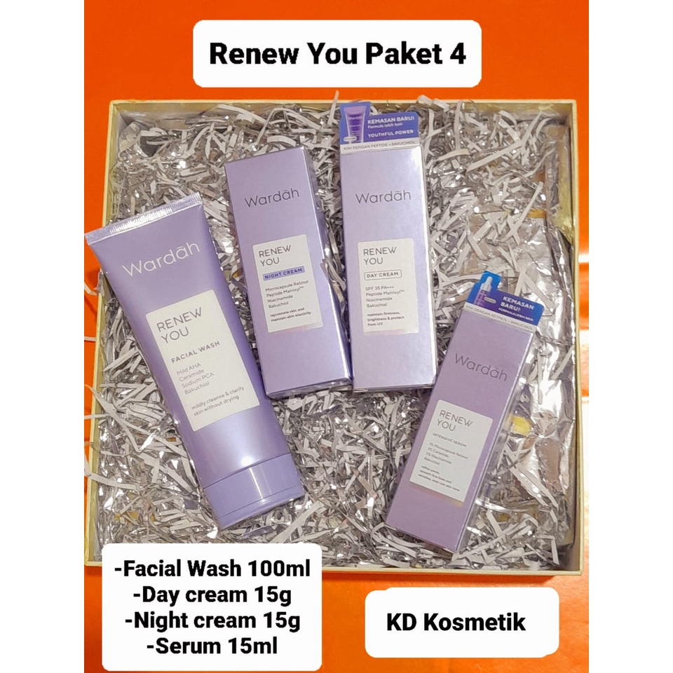 Wardah Renew You Paket Isi 4#WARDAH PAKET RENEW