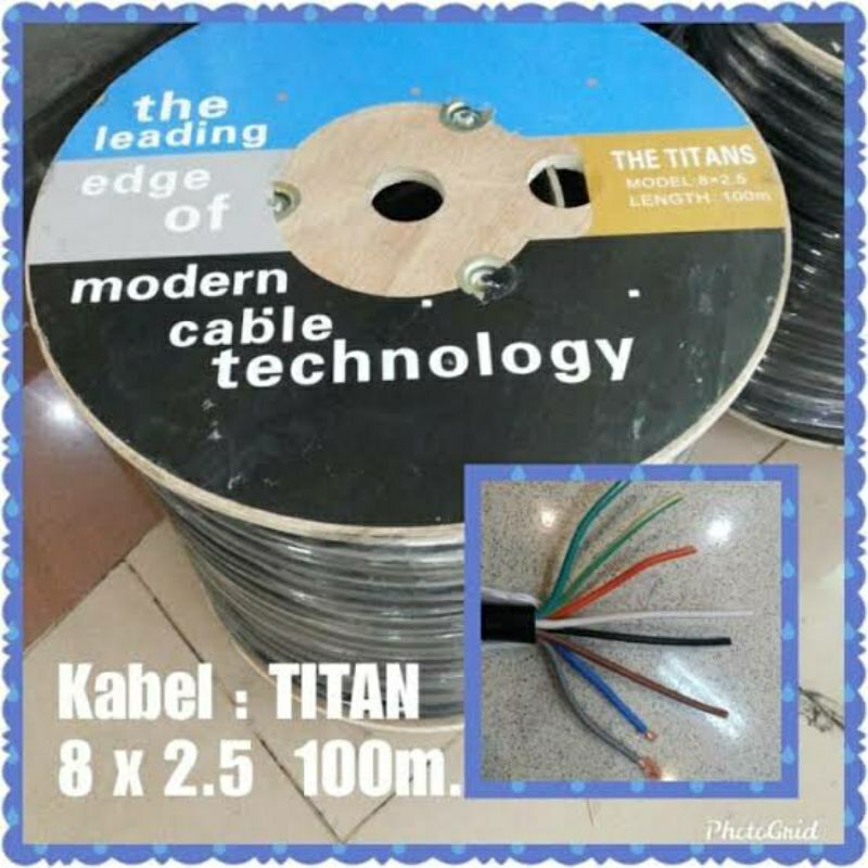 kabel spiker Titans 8x2,5 50m