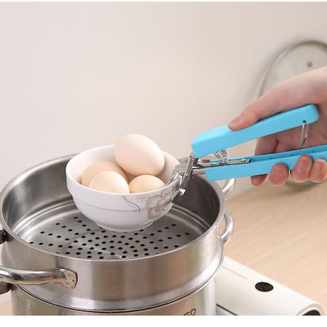 GP Penjepit Mangkok Panci Piring ANTI PANAS STAINLESS STEEL Multifungsi Elegan