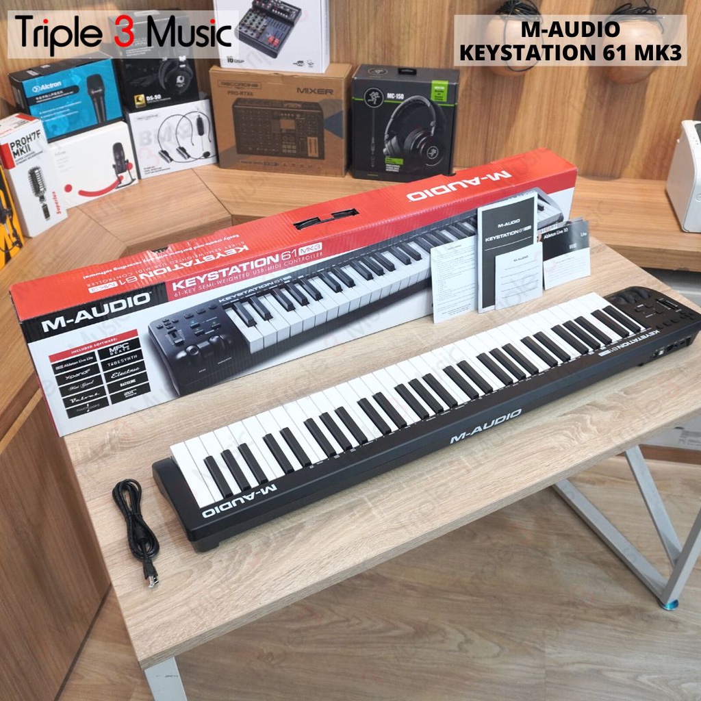 M-AUDIO Keystation 61 MK III Midi Controller Original