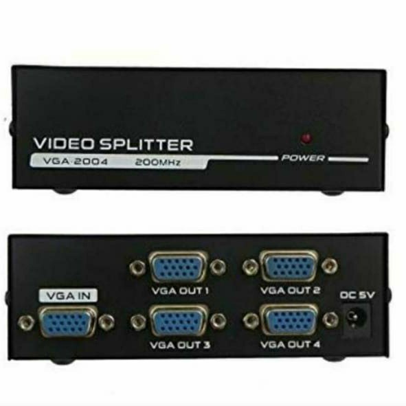 Vga Spliter 4 Port Vga Splitter 4port 1-4 Port