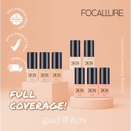 FOCALLURE Full Coverage Oil-Control Fluid Foundation