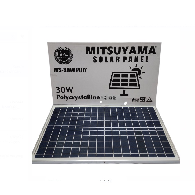 Solar Cell Panel Surya  Poly Watt peak Mitsuyama