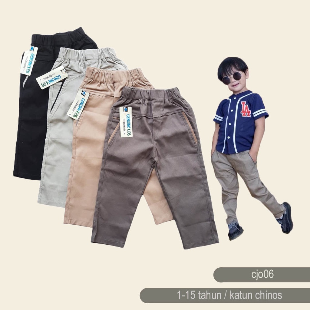 CELANA PANJANG ANAK CHINOS  Genuine - CELANA PANJANG ANAK COWOK KEREN - CELANA ANAK CHINOS cjo06