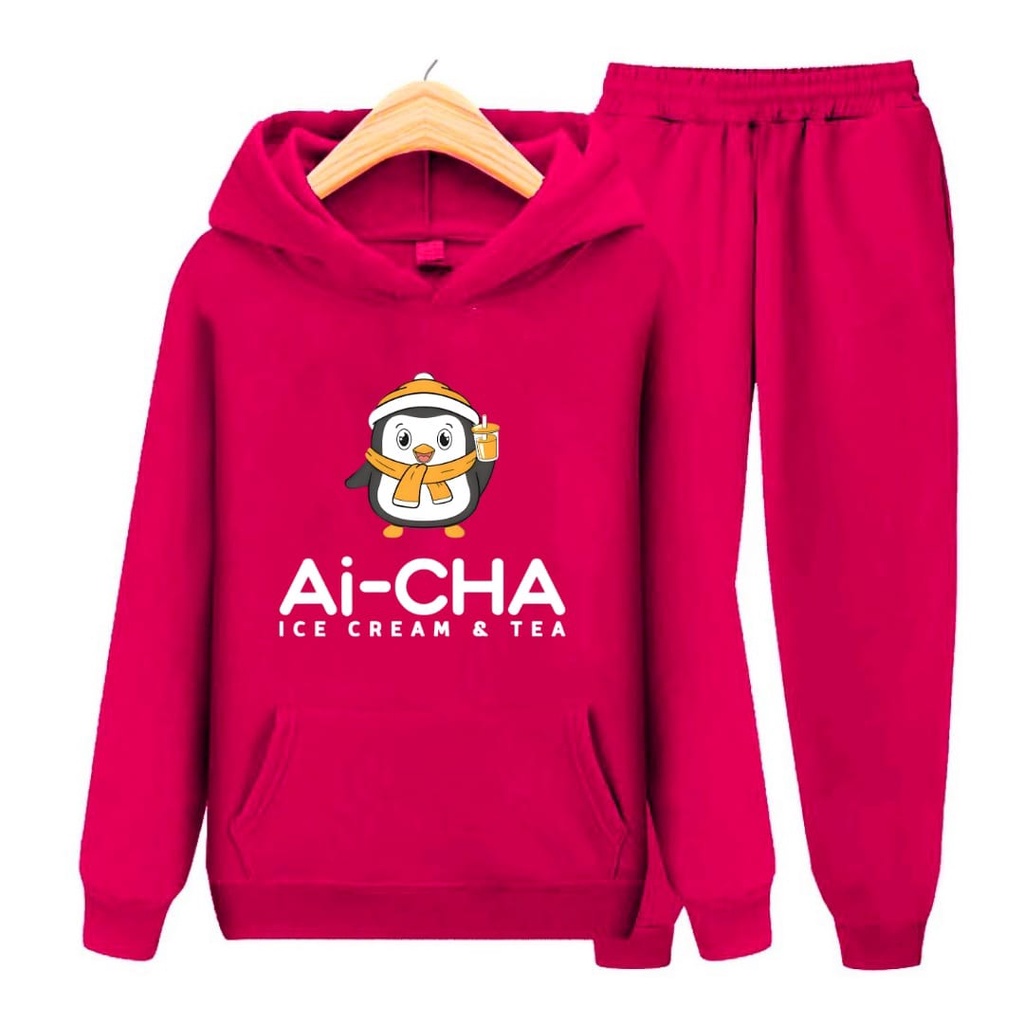 Setelan Anak AICHA Sweater Hoodie Size S, M , XL, XXL