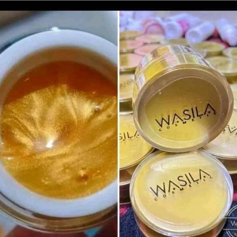 ❤️READY STOK❤️GLOWING GOLD GEL/WASILA COSMETIC/SKINBOOSTER BPOM