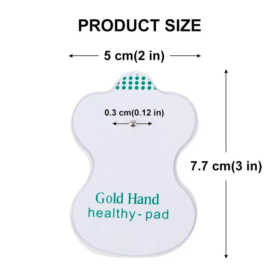 1 Pasang - GEL PAD PADS - Alat Terapi Therapy Gold Hand Reiki Digiwell Digitech Sunmas Izen