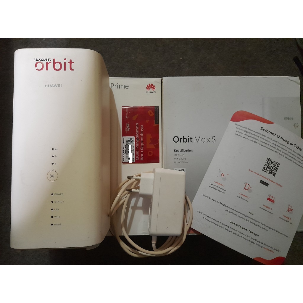 Modem 4G Unlock Second Huawei B818 260 Bekas orbit max S