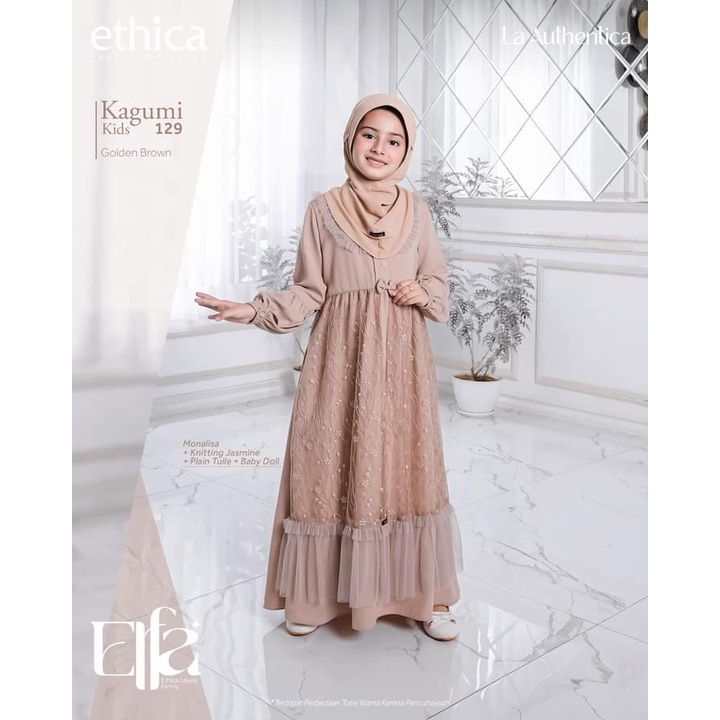[Terbaru] Ethica Gamis Anak Kagumi Kids 129 Ready Sarimbit Elfa 268