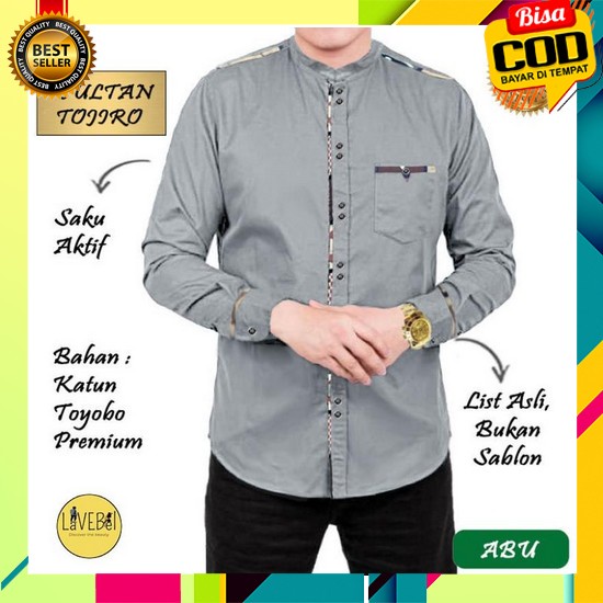 Koko Laki Laki Dewasa Terbaru 2023 Baju Slimfit Kekinian Kurta Jumbo Distro Mewah Elegan Bordir Pria