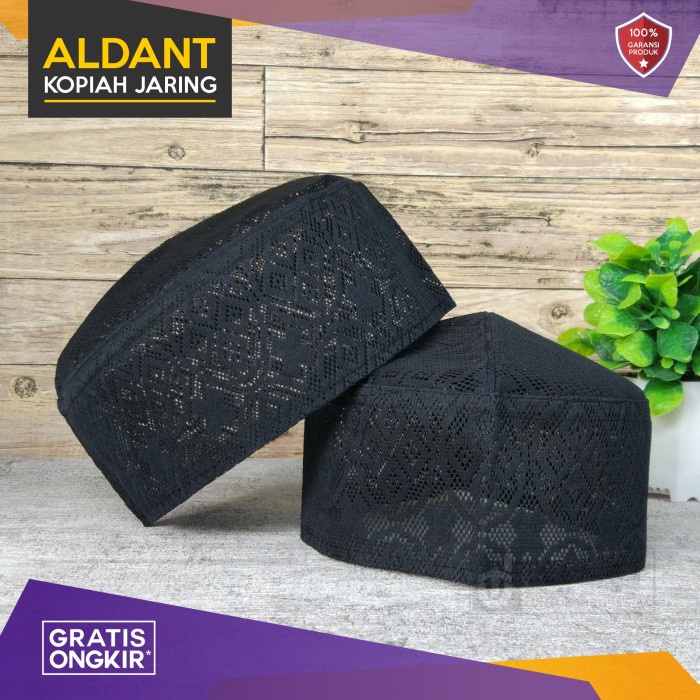 PROMO KOPIAH HAJI JARING ALDANT PECI JALA SUPER WARNA HITAM - PUTIH, 5 MURAH TERLARIS TERBARU V7C0