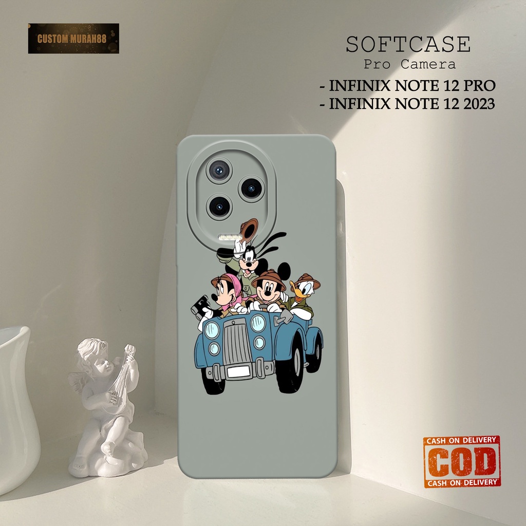 Soft case Hp Infinix Note 12 2023 / Infinix Note 12 Pro Terbaru - Fashion Case KARTUN LUCU - Cassing