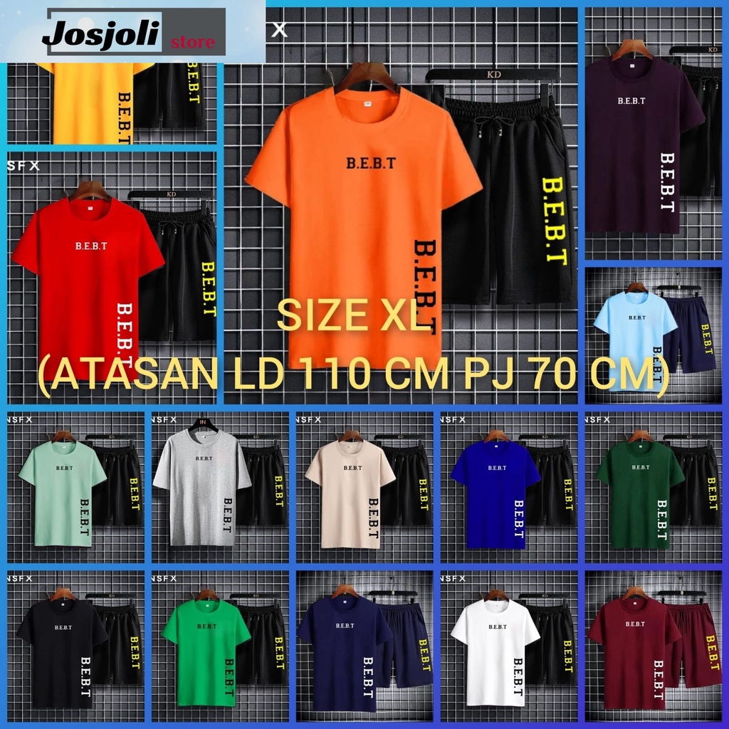 JOSJOLI_STORE/Stelan Bebt/Satu Stel Atasan dan Bawahan Pria Dewasa/L XL XXL