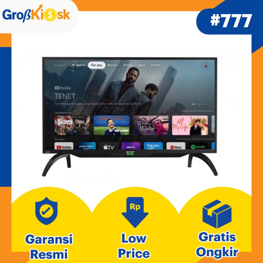 SHARP LED TV 42 INCH 2T-C42EG1I / 2T C42EG1I / C42EG1I / ANDROID SMART