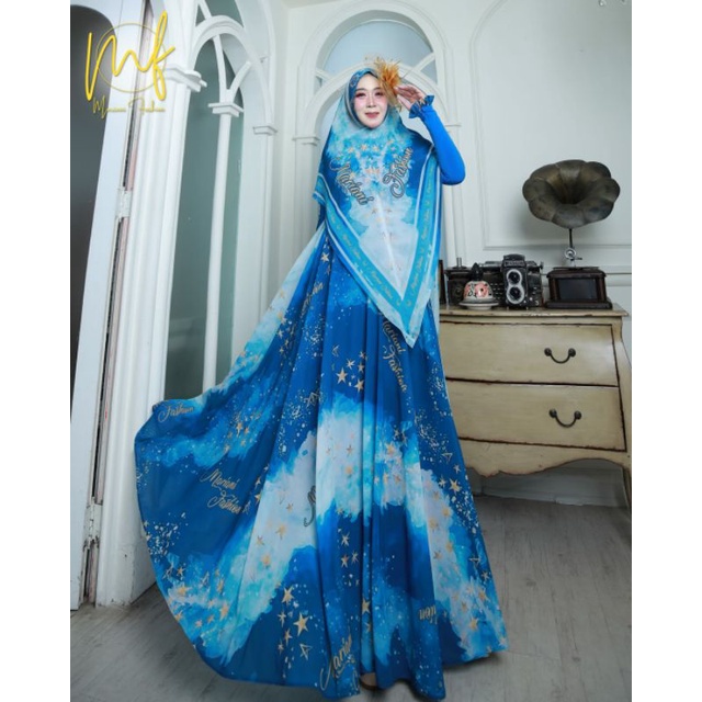 gamis set star mubaraq syari mariani fashion