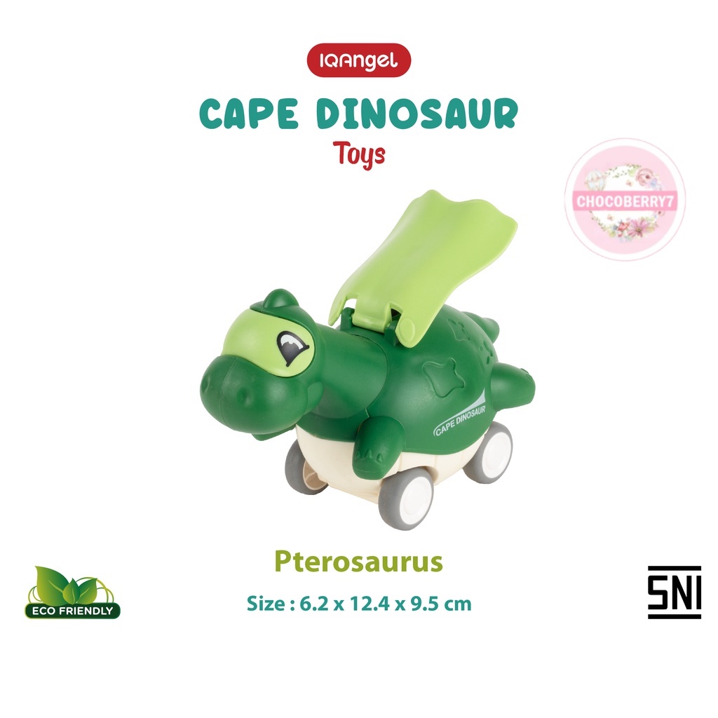 IQAngel Cape Dinosaur Toys Mainan Anak Mobil Dinosaurus IQ668-02/ Mainan Edukasi Anak IQ Angel