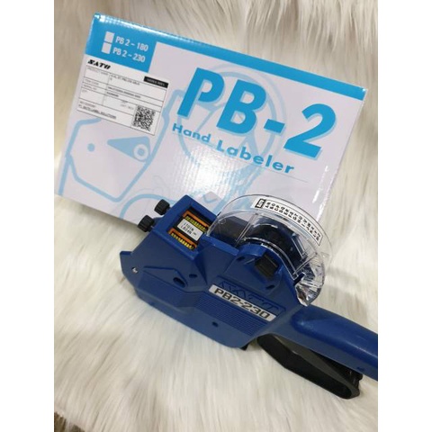 MESIN PENCETAK HARGA BARANG MANUAL SATO PB230 HANDLABEL PRICE MAKER PB 230 ANGKA HURUF PB-230