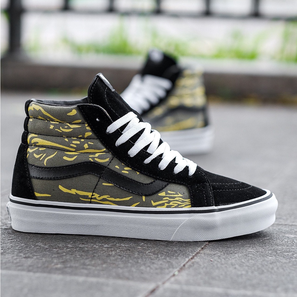 VANS SK8-HI DESSERT CAMO &quot;BLACK/GREENZ&quot; CLASSIC ORIGINAL 100%