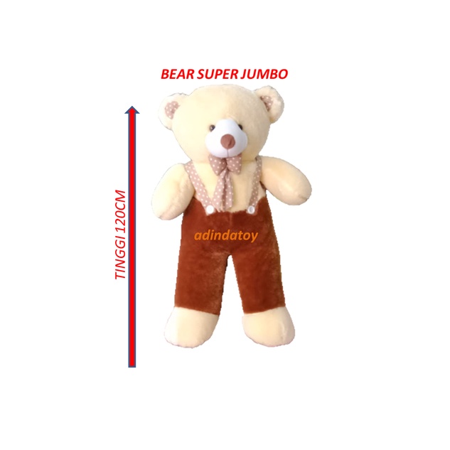 Boneka Beruang Jojon Super Jumbo 120cm/ Bear jojon