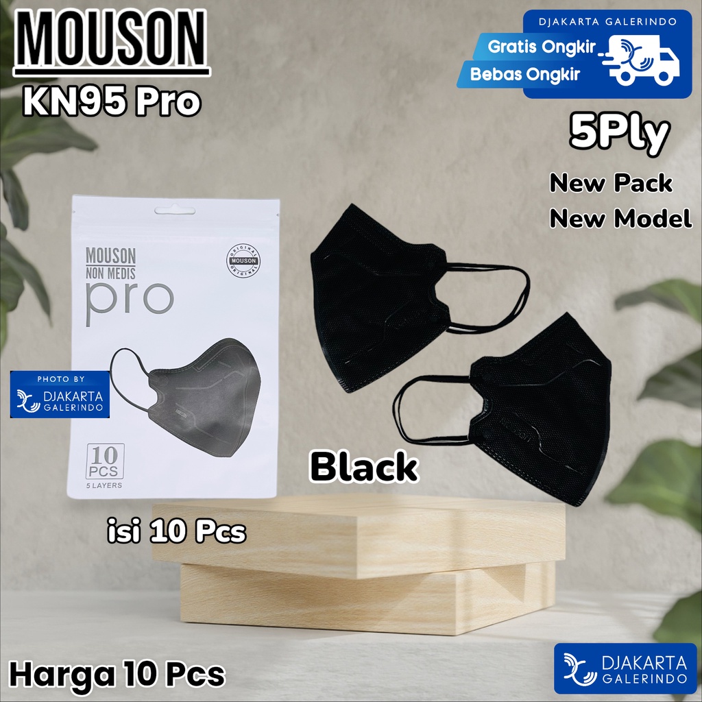 Masker Mouson KN95 Pro 5Ply Original isi 10Pcs