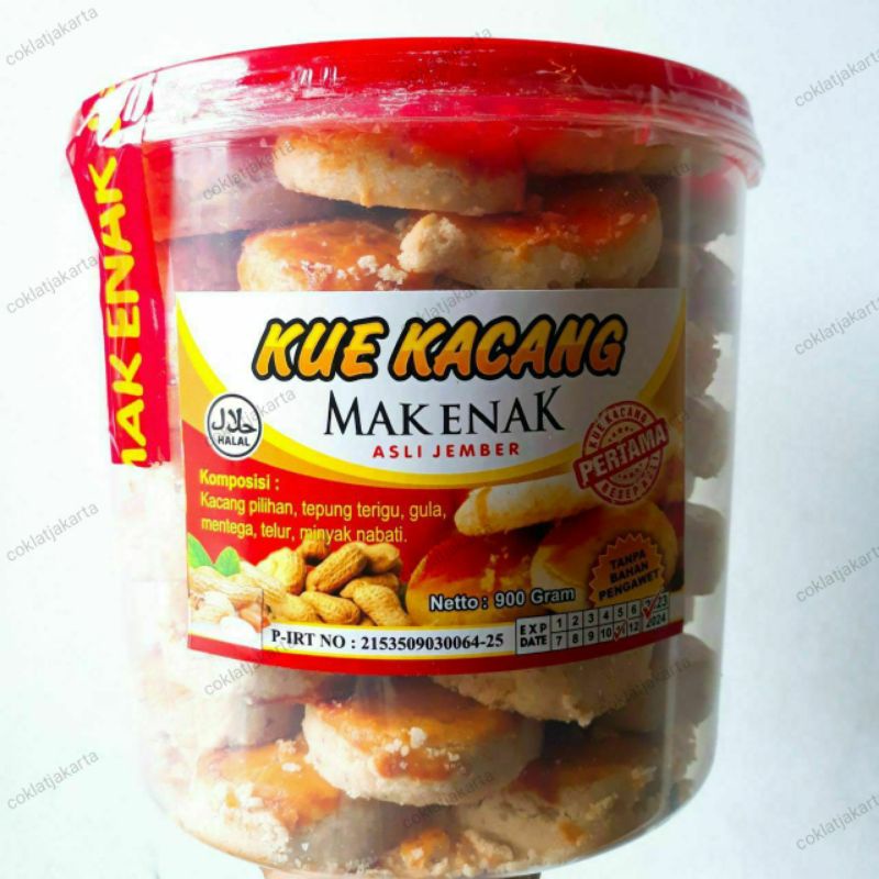 

*Kue Kacang Mak Enak 900 Gr/Toples