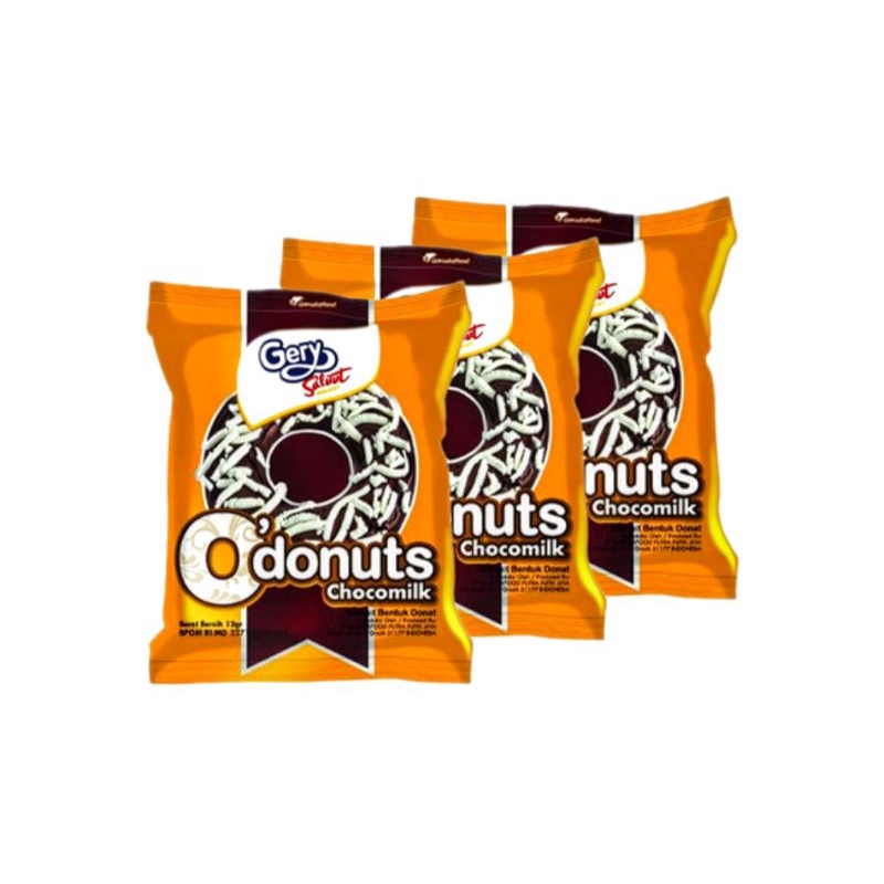 

Gery Saluut O'donuts Chocomilk 8gr - 1pack 24pcs