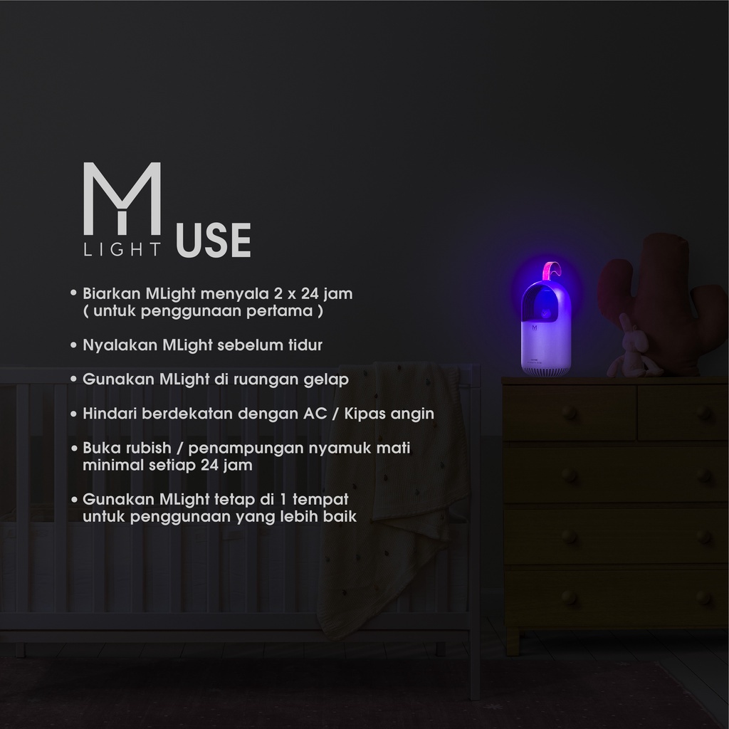 OXYNIC Korean Mosquito Killer MLight Perangkap Nyamuk