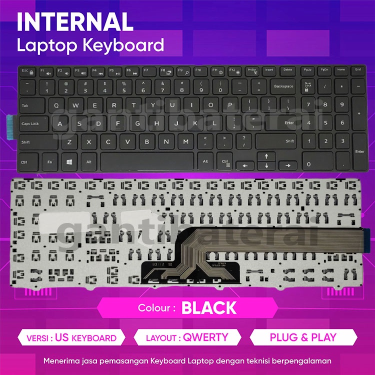 Keyboard Dell Inspiron 15 5000 5542 5543 5545 5547 5548 5551 5552 5555