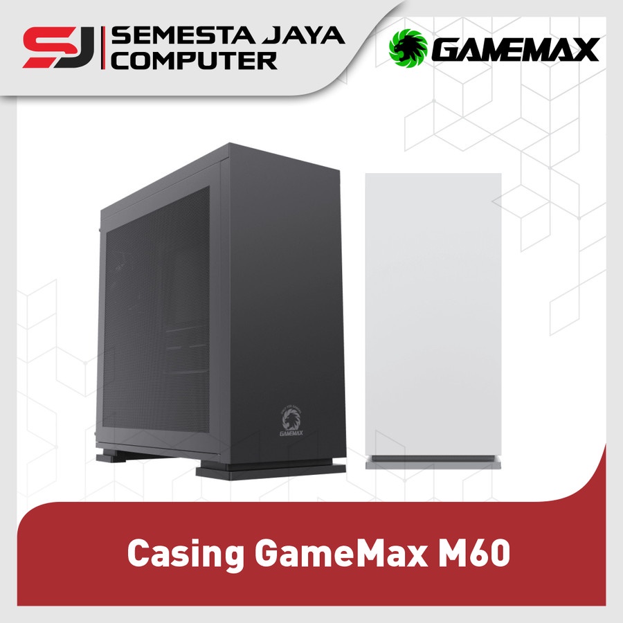 Casing GameMax M60 DUAL Mesh Highflow Air m-ATX Gaming Case