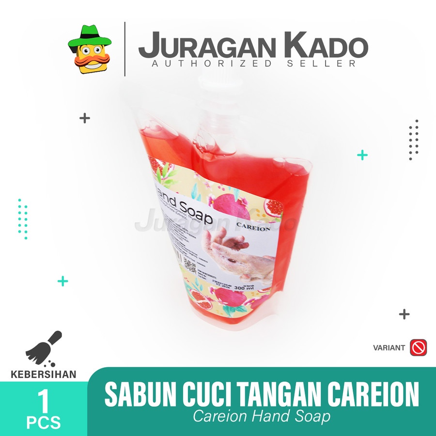 CAREION SABUN CUCI TANGAN ANTI BAKTERIAL HAND SOAP REFILL 300ML