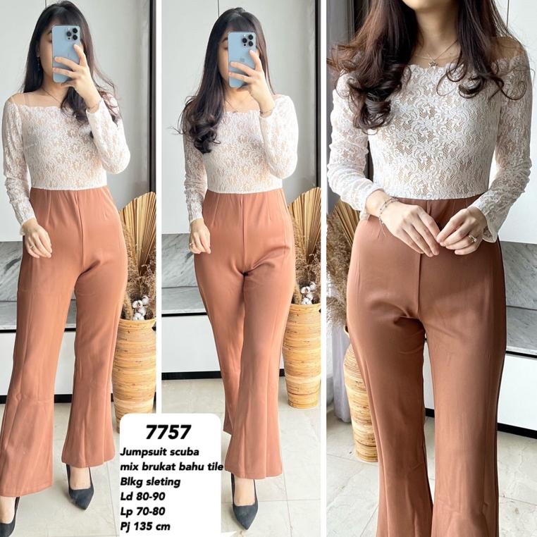 [ART. 30] JUMPSUIT SCUBA BROKAT MV-4165 / 7757 import