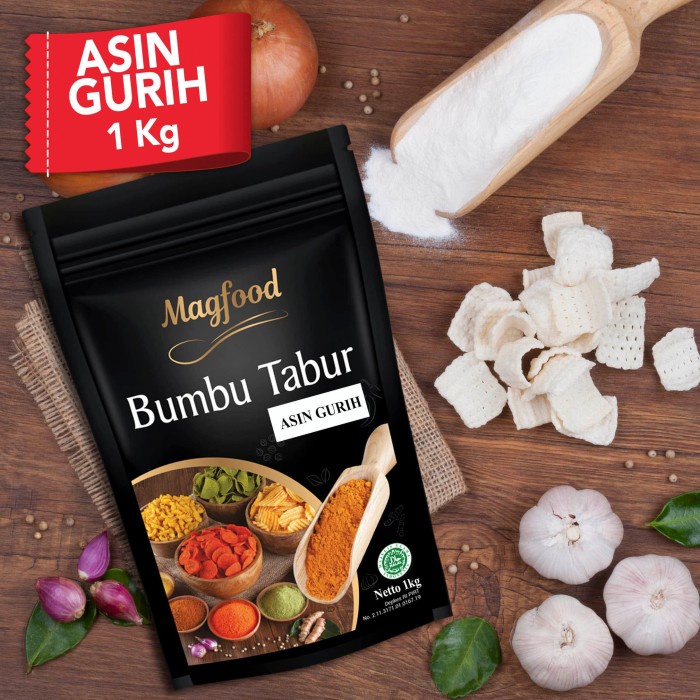 

[Bisa COD] Magfood Bumbu Tabur Asin Gurih 1 Kg