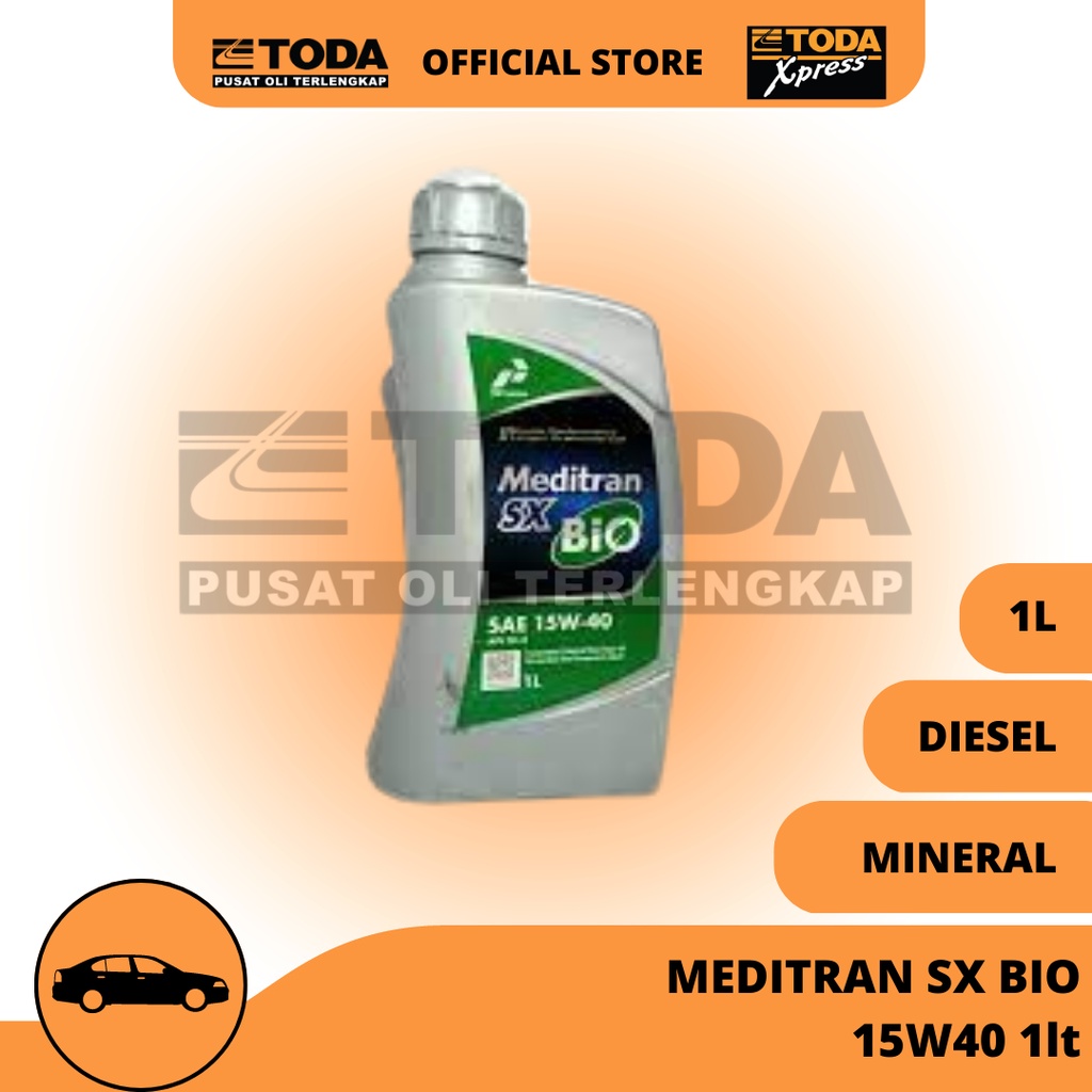 Oli Meditran SX BIO 15W-40 1L Original - Oli Mesin Diesel
