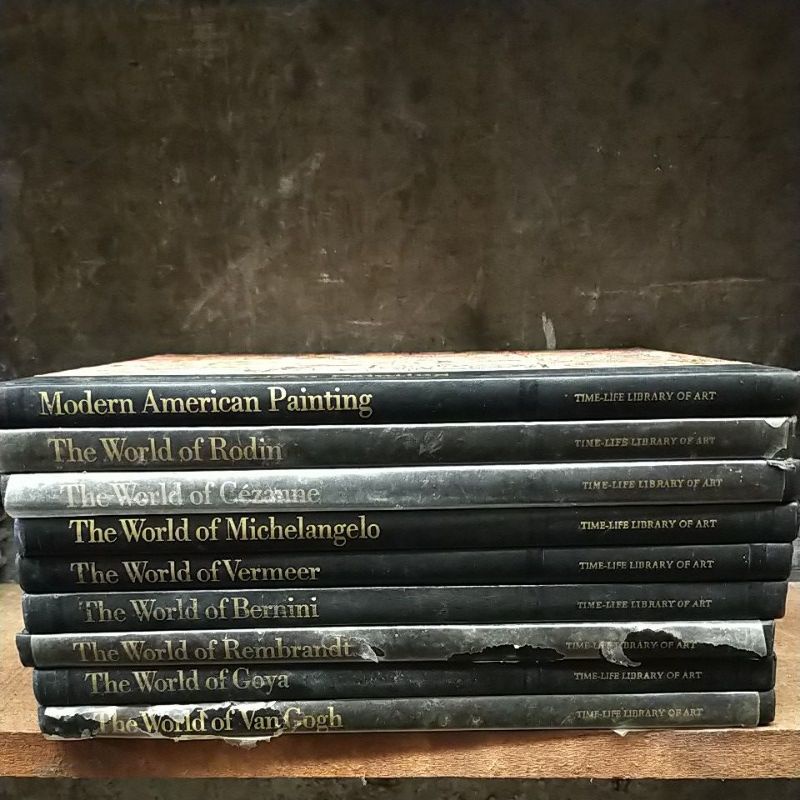 

buku the world of Rodin, the world ofcezzane,time-life library of art