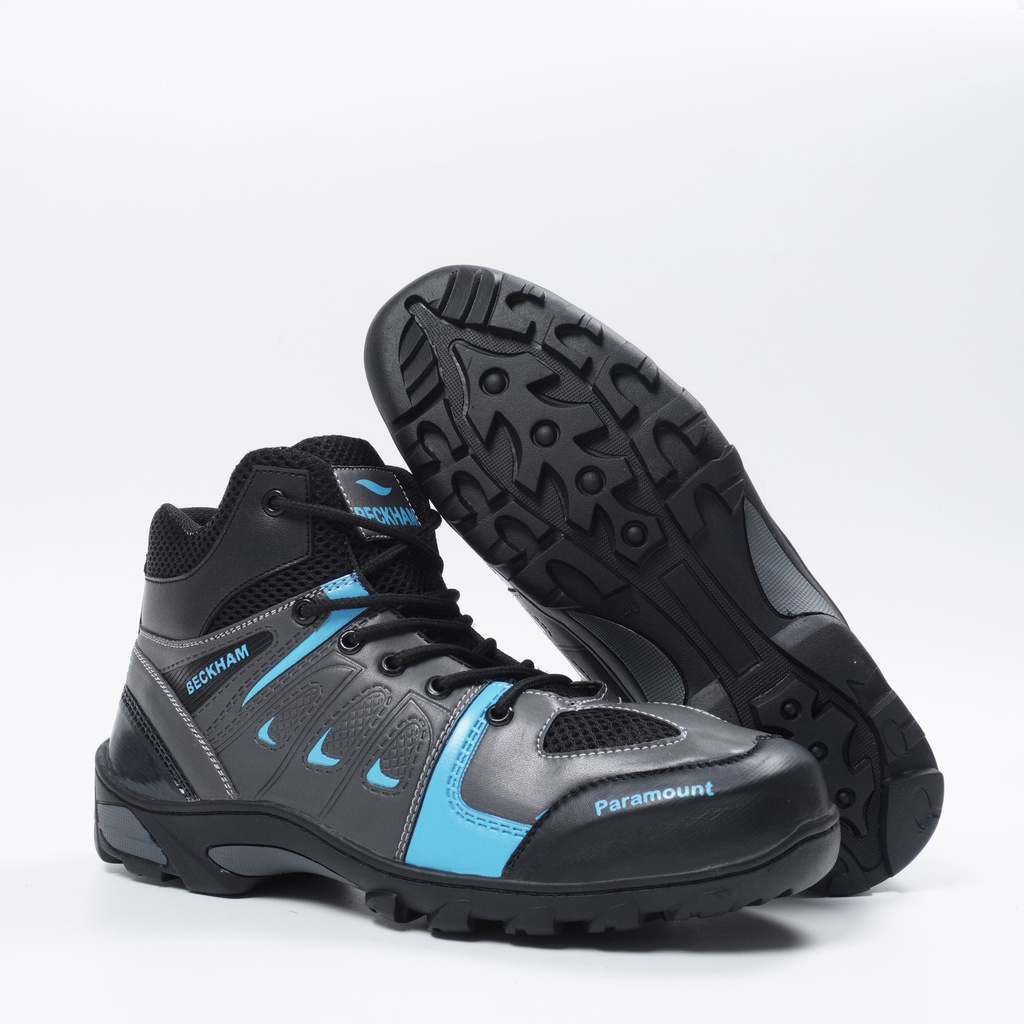 Anti slip !! Sepatu Safety Ujung Besi Proyek Kerja Lapangan Tracking Touring Hiking Endure