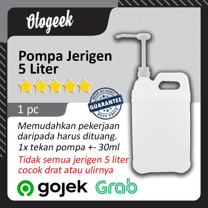 Tutup Pompa Jerigen 5 Liter Jirigen Drigen Derigen Jerigen 5 Liter