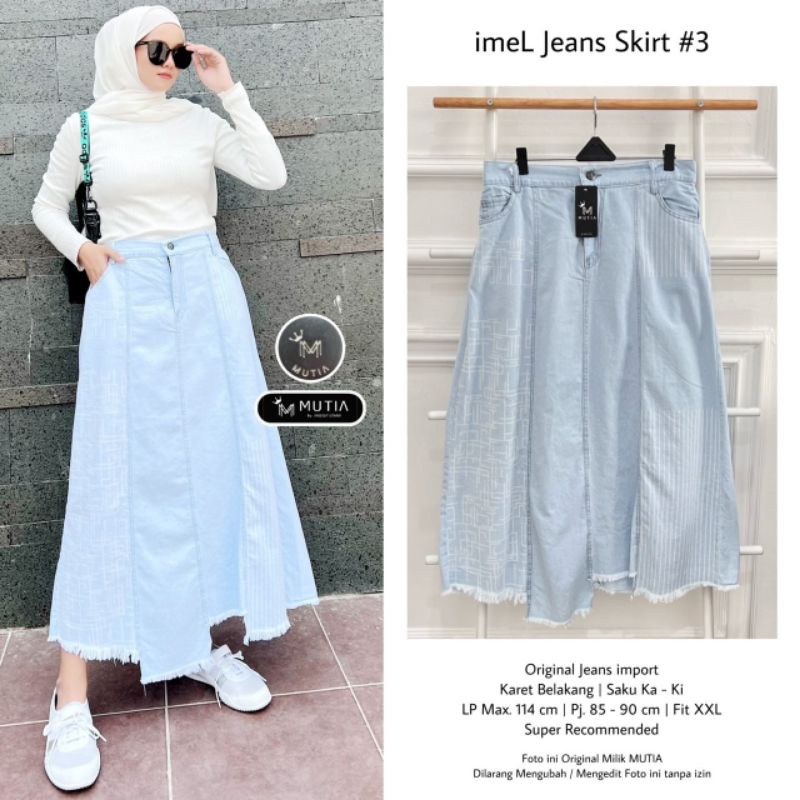 IMEL JEANS SKIRT #3 ORI MUTIA | Original Jeans Import