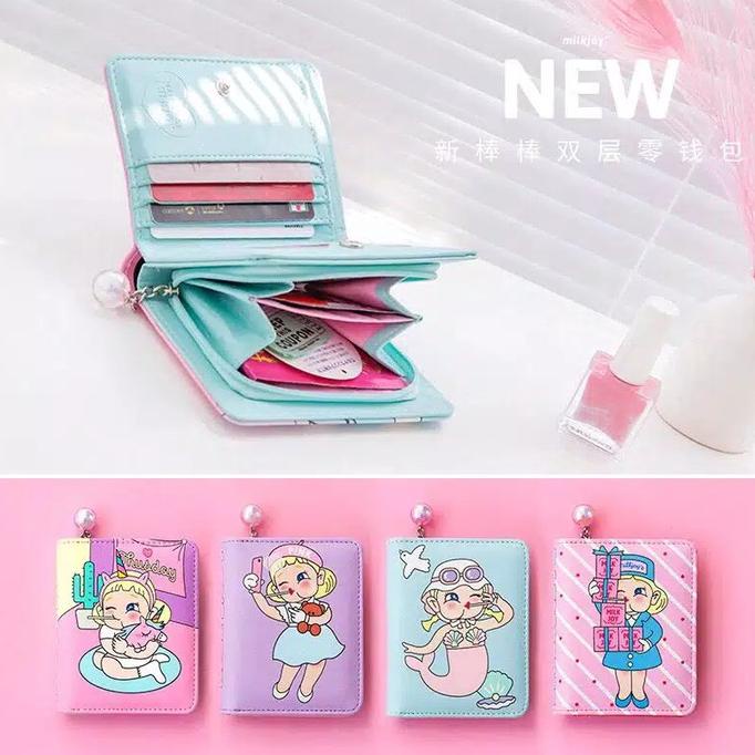 Dompet milk joy bentoy ala korea pop art / dompet milkjoy pattiserie h