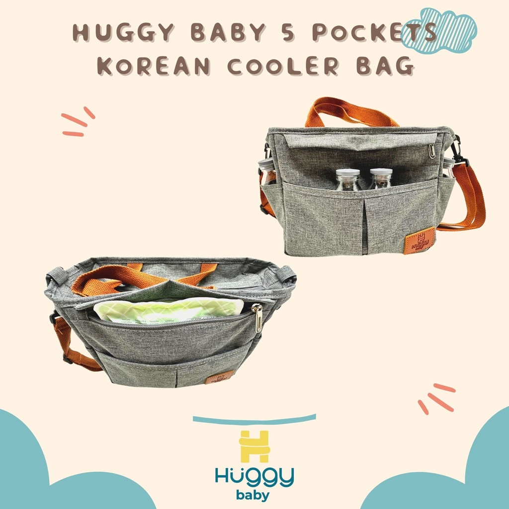 Huggy Baby BAG05 5 Pockets Korean Cooler Bag B101020