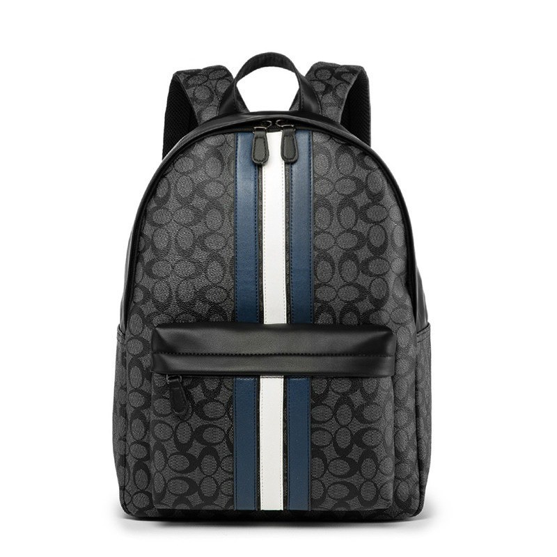 Tas Ransel Kulit Pria Tas Backpack Kulit Tas Gendong TYCOON BLUE LINE