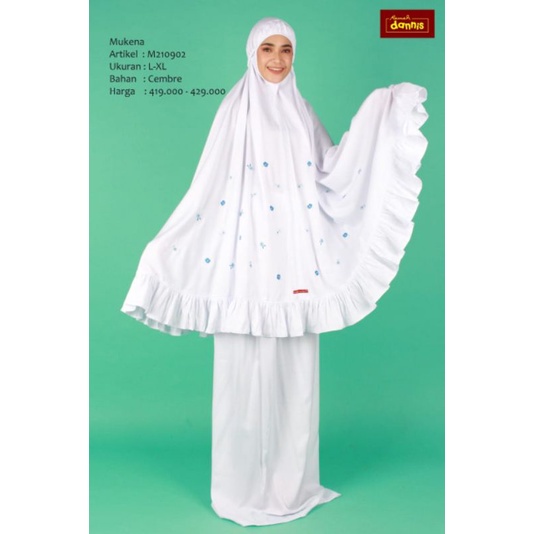 MUKENA DANNIS M210902 / MUKENA DANNIS PUTIH