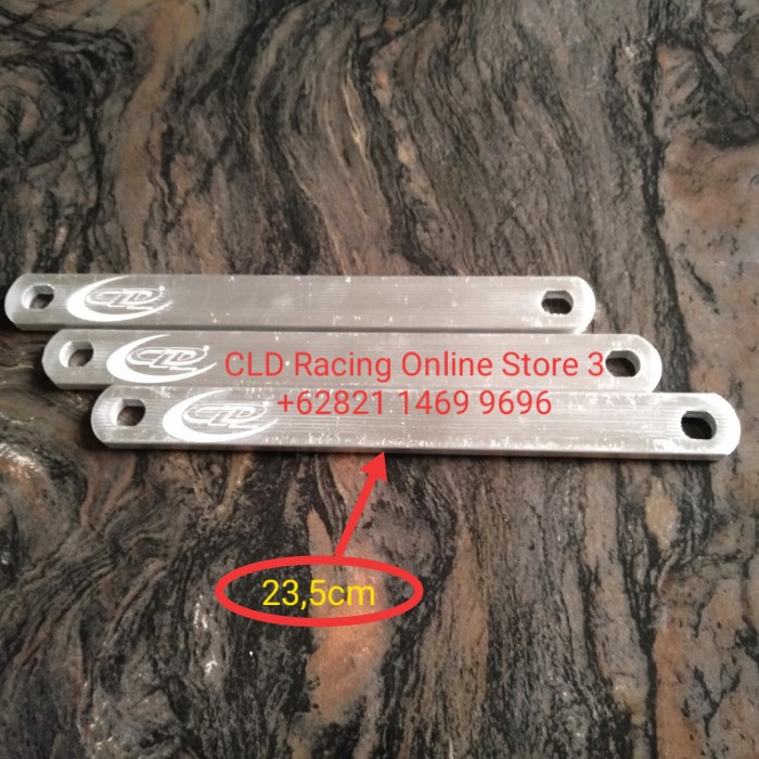 Breket/Plat Knalpot Cld Racing Panjang 23,5Cm