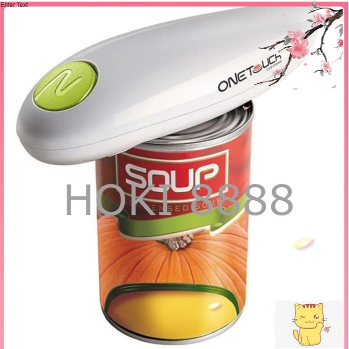 Terlaris One Touch Can Opener - Alat Pembuka Kaleng Otomatis - Pembuka Kaleng