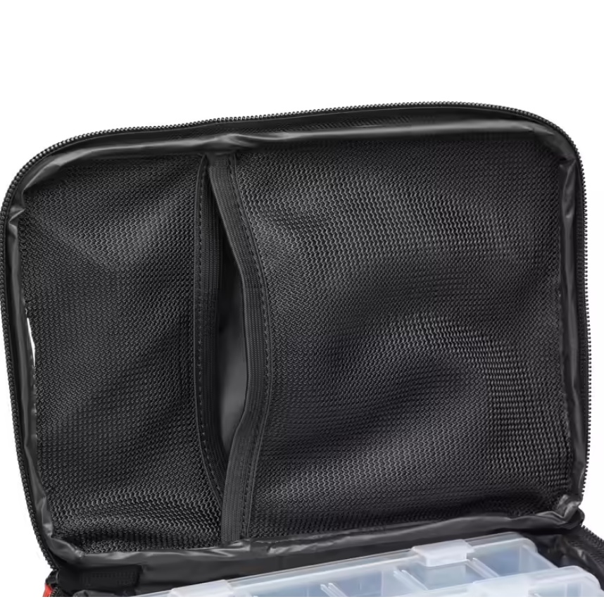 CAPERLAN Tas 8L Menyimpan &amp; Membawa Aksesori Pancing 4 Kotak Modular
