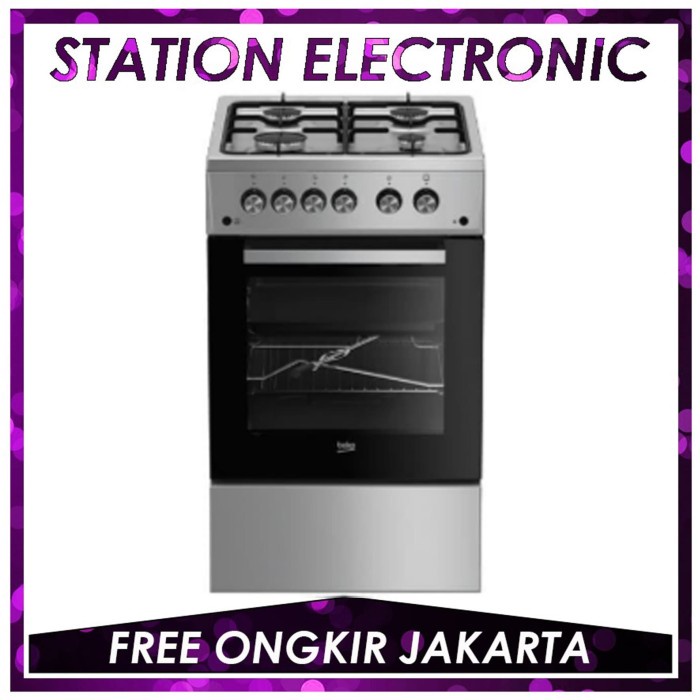 BEKO FSGT52110GS Kompor Freestanding Cookers ORIGINAL