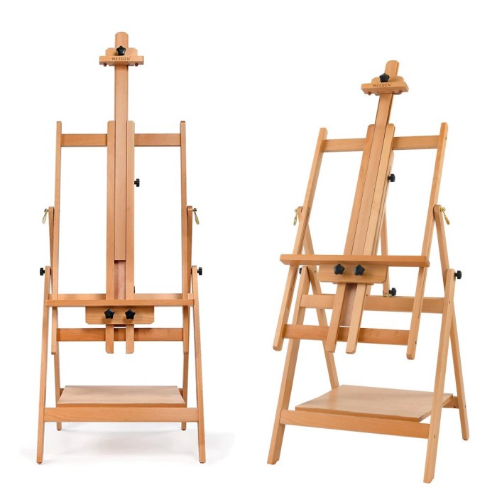 

Terlaris Meeden Floor Easel H-Frame Convertible Foldable Heavy Duty Stand Lukis